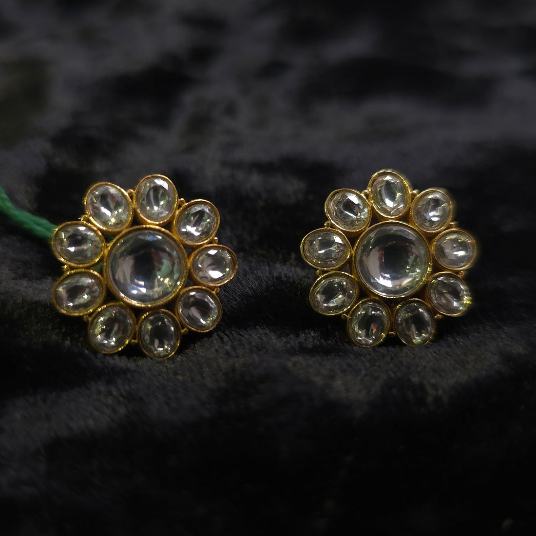 Polki Petal Studs