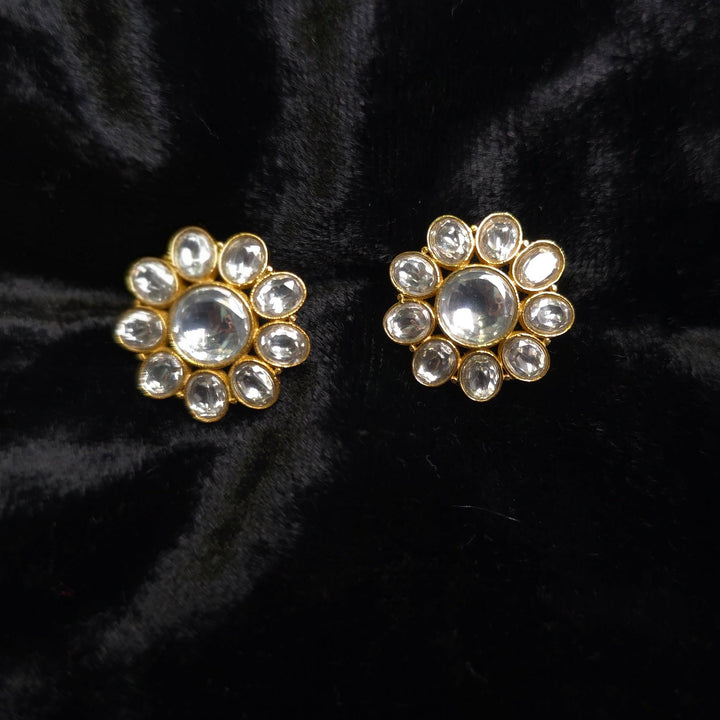 Polki Petal Studs