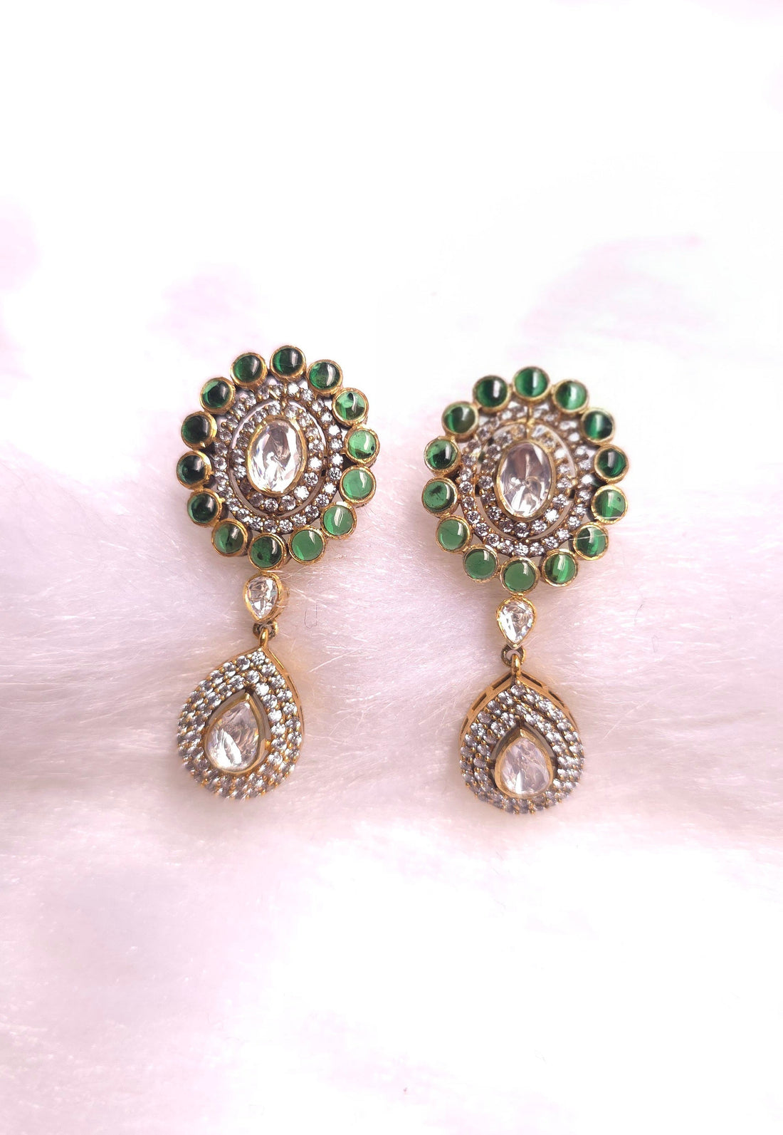 Emerald Drop Earrings