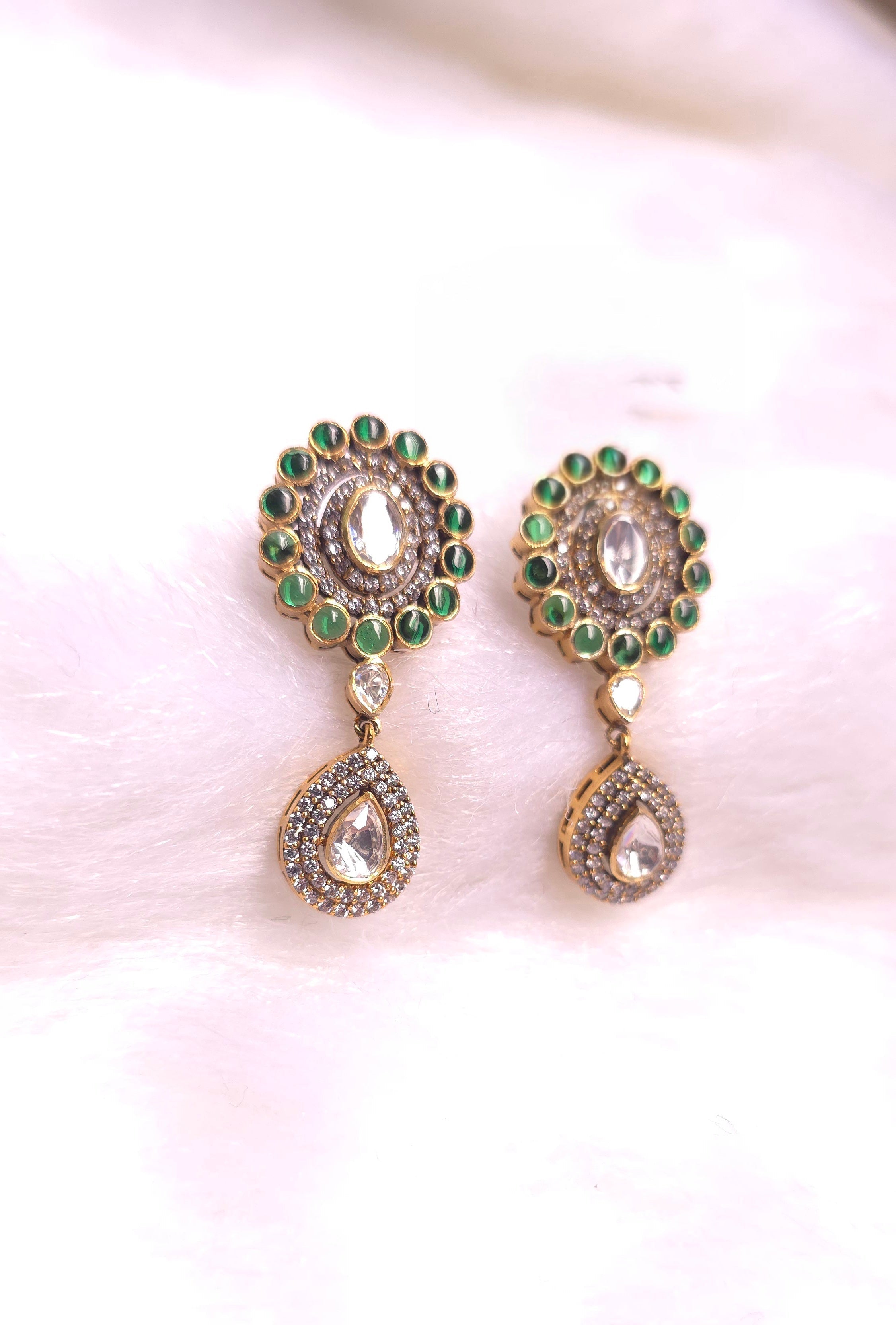Emerald Drop Earrings