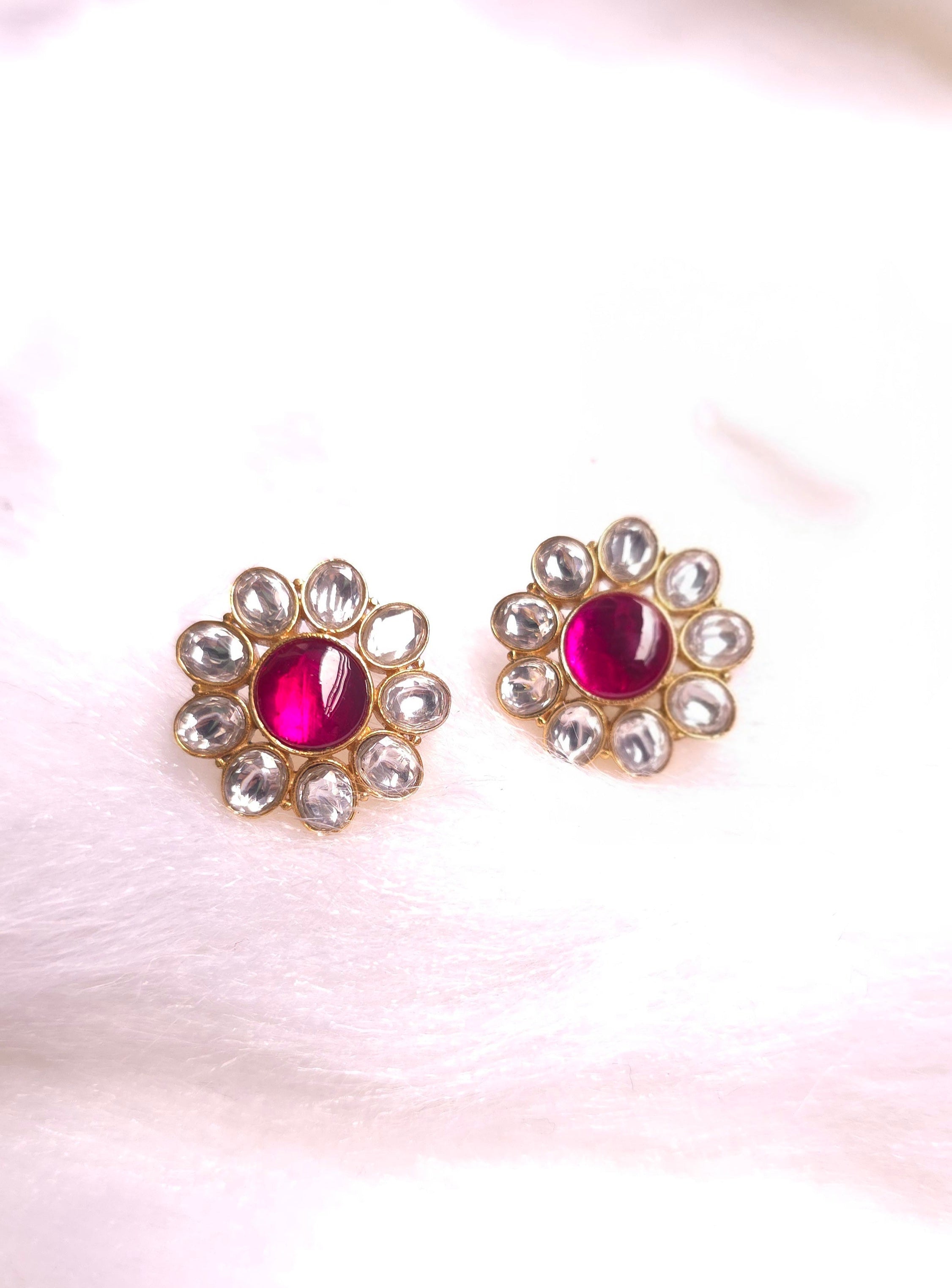 Ruby Bloom Studs